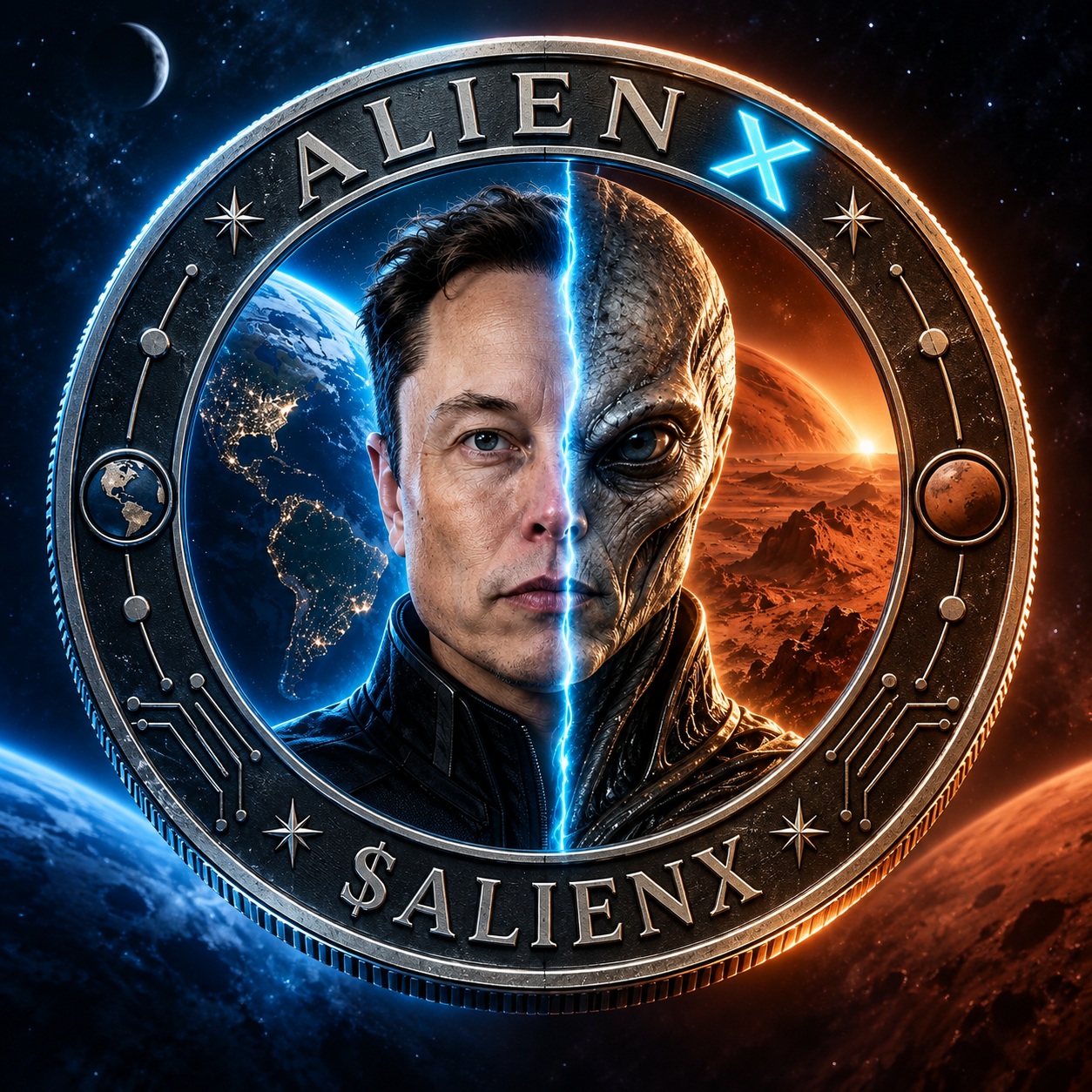 Official Alien X recognition coin